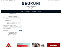 Tablet Screenshot of negronivoyages.com